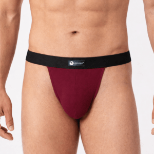 Intimantic Men Jockstrap Brief 95% Cotton 5% Spandex Maroon