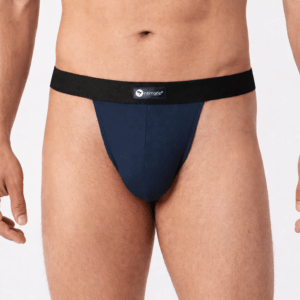 Intimantic Men Jockstrap Brief 95% Cotton 5% Spandex Navy