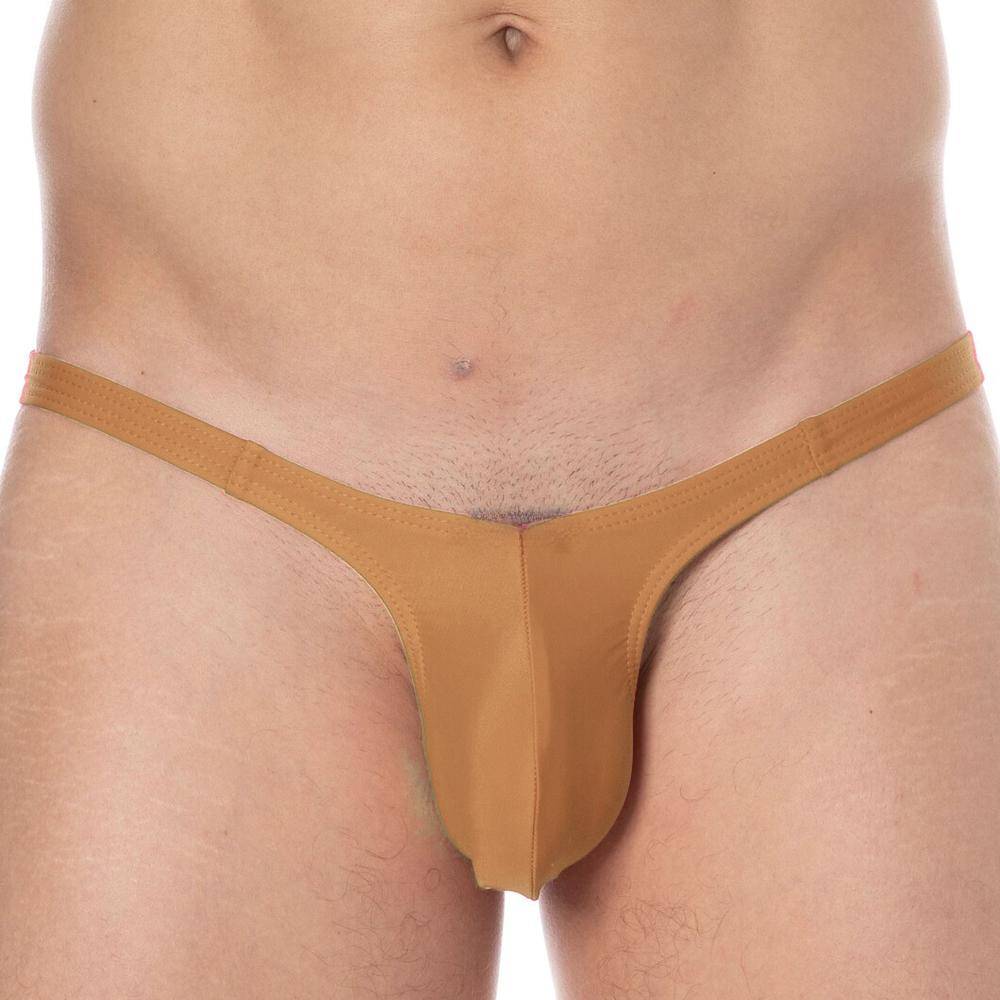 Intimantic Sexy Body Hugging Stringy Brief Brown 95% Cotton 5% Spandex –  Intimantic