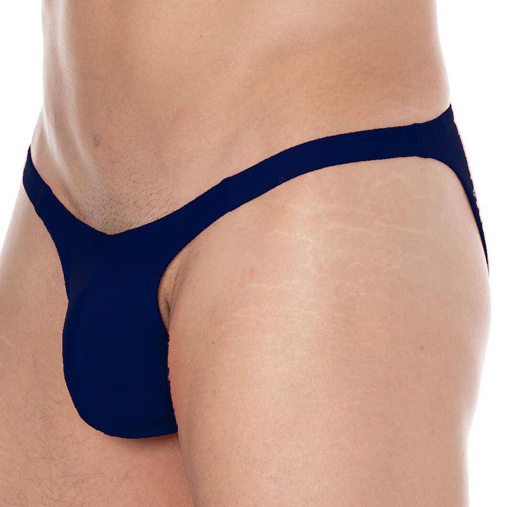 Intimantic Men Solid Tanga Brief 100% Smooth Cotton Yellow