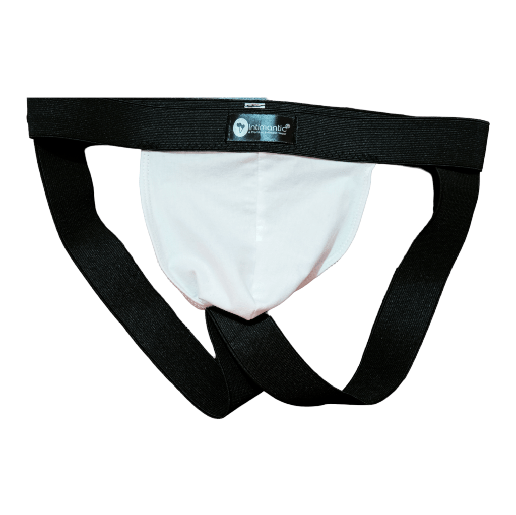 Intimantic Men Jockstrap Brief 95% Cotton 5% Spandex White – Intimantic